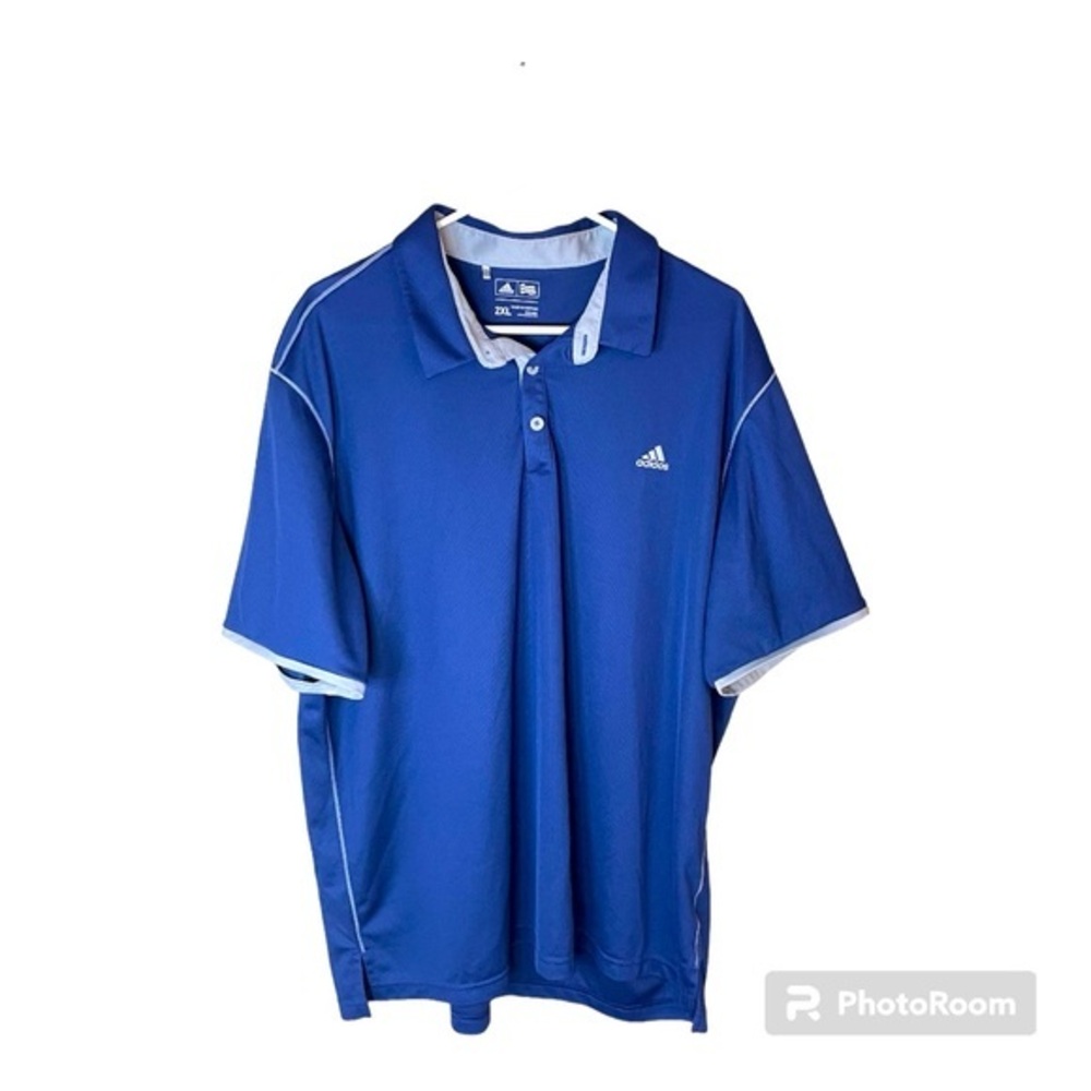 Adidas Navy Men’s Golf Short‎ Sleeve Polo Size 2XL